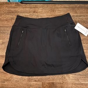 Athleta womens fairway gold Skort 16” size XL